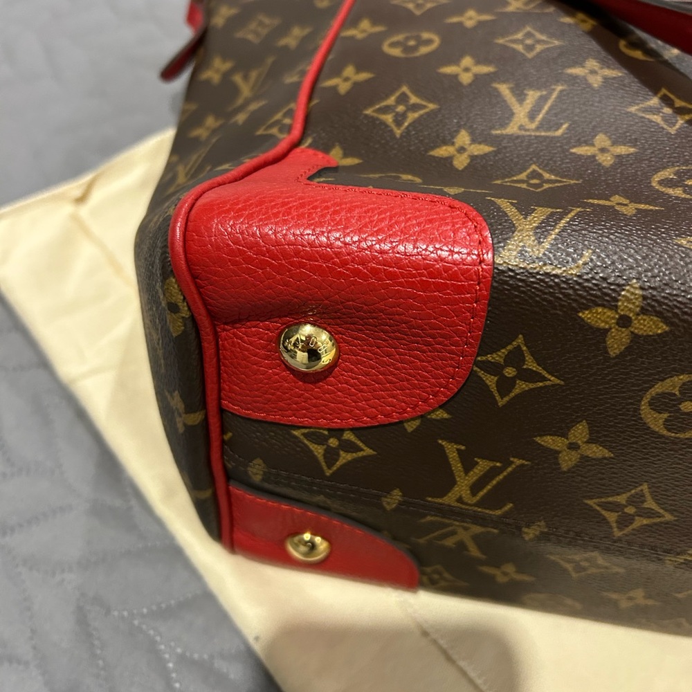 Louis Vuitton Red and Brown Monogram Tote(Estrella new model) - Picture 10 of 16